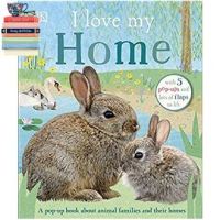 Clicket ! &amp;gt;&amp;gt;&amp;gt; I Love My Home: A pop-up book about animal families and their homesสั่งเลย!! หนังสือภาษาอังกฤษมือ1 (New)