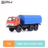 1:43 KAMAZ รัสเซีย4310ความจุมาก Off-Road โลหะเตียงทรงรถกระบะหล่อตายโมเดลรถโลหะผสมดั้งเดิมของขวัญ102835