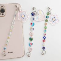 [COD] Yilians new glass love flower bracelet diy mobile phone shell accessories cats eye beaded hole shoes