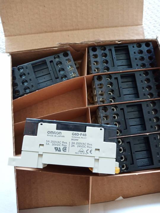 g6d-f4b-dc24v-terminal-relay-socket-24vdc-5a-w-4pcs-g6d-1a-asi-24vdc