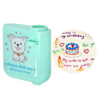 Happy Birthday Projector โคมไฟฉายวันเกิดขนาดเล็กแบบพกพา Kids Projection Light for Household