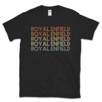 เสื้อยืดพิมพ์ลายแฟชั่น เสื้อยืด พิมพ์ลาย ROYAL ENFIELD แฟชั่นฤดูร้อน สไตล์เรโทร สําหรับผู้ชาย