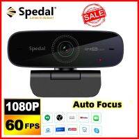 Spedal AF926 1080p 60Fps Auto Focus Webcam Full HD USB Camera Stream with Microphones for PC MAC Business Conferencing