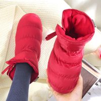 【cw】 CONYMEE Slippers Warm Indoor Silent Soft Sole Men Shoes Thickened Down-cotton Female Ankle