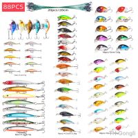 【hot】❣✵  Fishing Set Hard Bait Floating Crankbait Wobblers Artificial Crank Lures