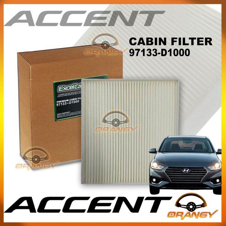 Cabin Filter (97133-D1000) for Hyundai Accent 2019 - UP | Lazada PH