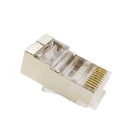 RJ50 Connectors Shield 10P10C Network Cable Connector RJ48 Crystal Plug Modular 50/100Pcs Cables