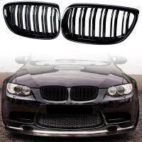 new prodects coming 2Pcs Front Bumper Kidney Twin Fins Sport Grill Grille for BMW E92 E93 M3 2006-2009 08-13 3-Series M3(E92/E93) 07-10 E92 2D Coupe