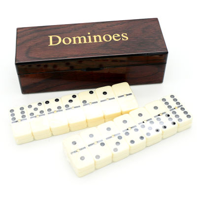 28 ชิ้น/เซ็ตใหม่Dominoes Boardของเล่นเดินทางตารางเกม,เด็กหมากรุกหลายคนปาร์ตี้เกมบล็อกDomino Mahjongเกม-Gothi2
