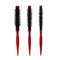 ด้ามไม้หวีผม Rolling Curly Hairdressing Brushes DIY ทรงผม Salon Hairdressing Round Tube Styling Brush