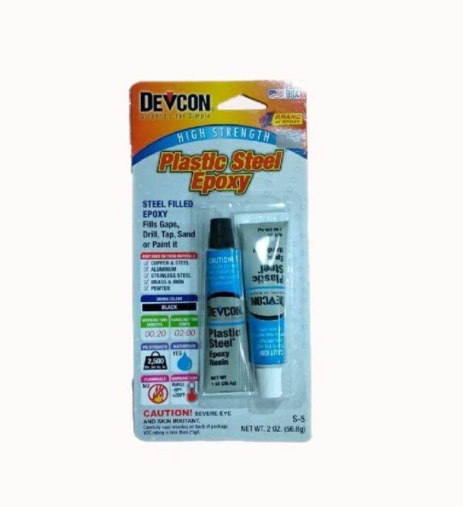 Devcon S5 Plastic Steel Epoxy Lem Besi Plastik Epoxy Lazada Indonesia
