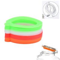 5Pcs Silicone Jar Gaskets Food Storege Jars Replacement Airtight Leak-Proof Rubber Seals Rings Fits Regular Mouth Canning Jars