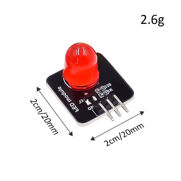 pcbfun-ชุดสัญญาณไฟ-led-เซ็นเซอร์-led-dc-3-3v-5v-10มม-โมดูลเปล่งแสงเหมาะสำหรับอุปกรณ์รีโมตควบคุมขนาดเล็กควบคุม-arduino-ไฟแสดงสถานะ-หลอดเปล่งแสงแสง