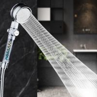 2022 360 Degrees Rotating Turbocharged Shower Head with Small Fan High Pressure Hand-held Spray Nozzle Bathroom Accessories