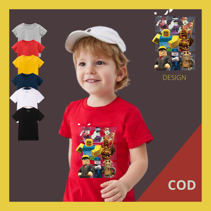 roblox shirt/ roblox for boys tshirt /roblox for kids boys... Lazada PH