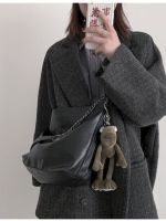 Luxury Handbag Women Bags Designer Vintage Shoulder Bag Thick Chain Messenger Bags Soft Flap Shoulder Crossbody Pack Women Purse