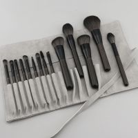 14 Set Brushes Loose Powder Brush Foundation Brush Nose Shadow Brush Soft Fiber Hair