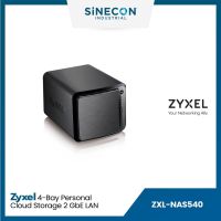 Zyxel ไซเซล รุ่น NAS540 อุปกรณ์จัดเก็บข้อมูลแบบเครือข่าย 4-Bay Personal Cloud Storage 2 GbE LAN 3xUSB 3.0 / SD Card Slot