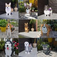 【hot】☫❈◕  Pot Dog-planter Pots Garden Planters garden yard Decoration S/M/L