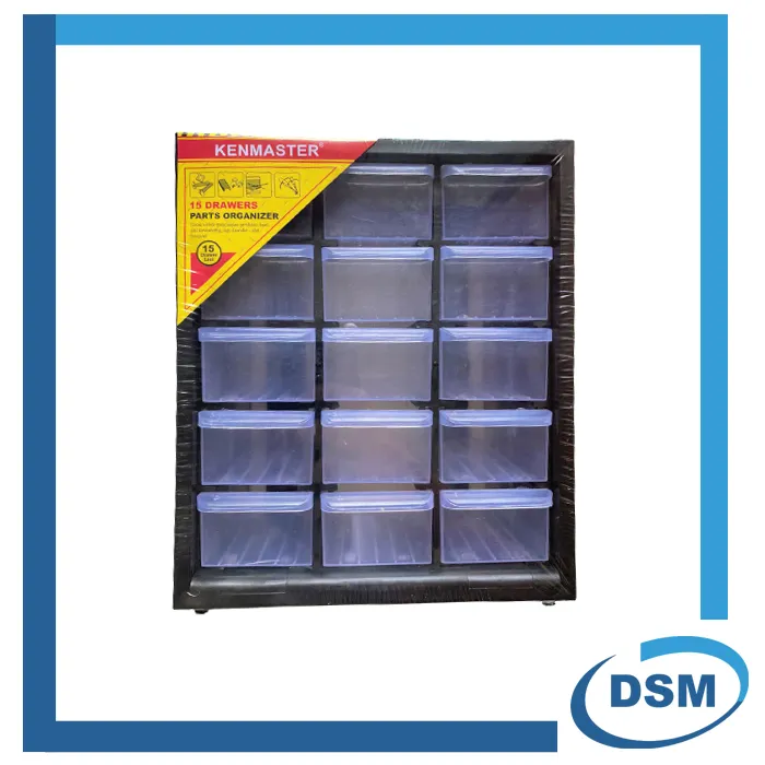 KENMASTER Rak Komponen 15 Slot Laci Partisi / Kotak Spare Part | Lazada ...