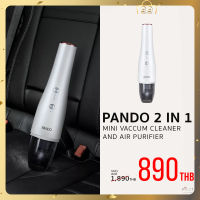 Pando 2 in 1 Car Mini Vaccum Cleaner and Air Purifier เครื่องดูดฝุ่นในรถ ที่ดูดฝุ่นรถยนต์ พร้อมฟอกอากาศในรถ