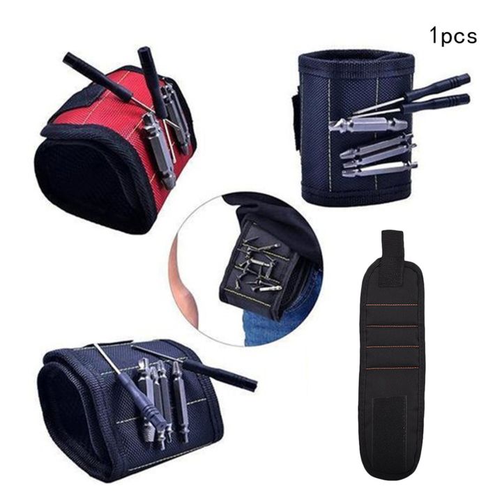 สินค้าขายดี-mag-netic-wristband-portable-tool-bag-belt-screws-nails-drill-bits-bracelet