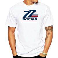 เสื้อยืด Bottas 77การแข่งรถผู้ชายแฟชั่นสุดฮอต