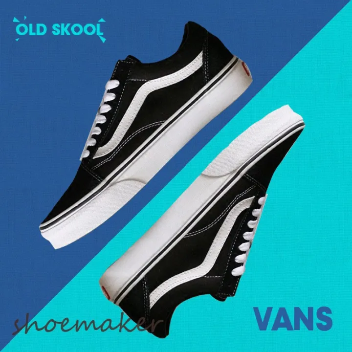 Fashion【Ready Stock】 Vans Old Skool canvas low cut shoes for men's ...