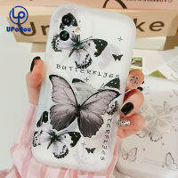 UPaitou เคสไอโฟน,สำหรับ IPhone 15 14 13 12 11 Pro Max X XR Xs Max 8 7 6S Plus SE 2020 Butterfly พร้อมขายึดโทรศัพท์นิ่ม TPU ซิลิโคนกันกระแทกฝาหลังโทรศัพท์