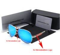 Gafas de sol polarizadas uv400 para hombre lentes de conducción de aluminio y magnesio marca de lujo Mercede medio Marco 20