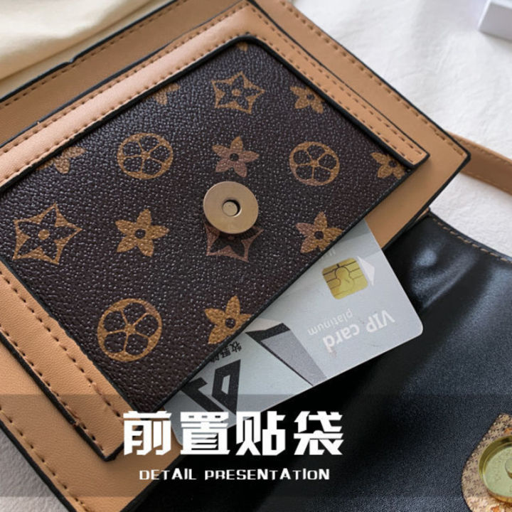 miss-lava-free-shipping-ส่งฟรี-กระเป๋าโซ่-ins-สําหรับผู้หญิงปี-2022-แฟชั่นเกาหลีใหม่พิมพ์กระเป๋าสะพายข้างเดียวกระเป๋าสะพายข้างวินเทจกระเป๋าสี่เหลี่ยมขนาดเล็ก