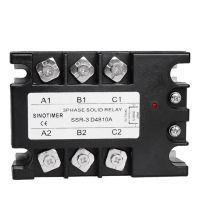 【⊕Good quality⊕】 Shop5781382 Store รีเลย์40da 3เฟสโซลิดสเตทรีเลย์3-32V Dc ถึง30-480V Ac 10a 25a รีเลย์สวิตช์โมดูล Relatis Dc-Ac