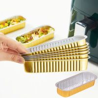 Disposable Aluminum Foil Pans with Lid Covers Food Storage Tray Containers for Cooking Baking Meal Prep Bread &amp; Recyclable Trays Baking Trays  Pans