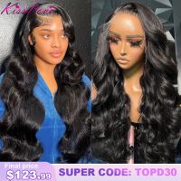 HD Transparent 13x4/13x6 Lace Front Human Hair Wigs Pre Plucked Brazilian Body Wave 360 Lace Frontal Wigs Remy Lace Closure Wig