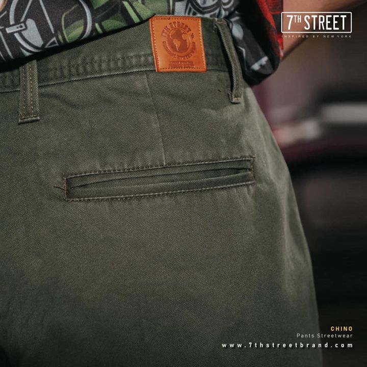 กางเกงขาสั้น-7th-street-chino-shorts-ตัดเย็บจากผ้าชิโนอย่างดีเนื้อสัมผัสแบบ-peach-skin-ทรงสวย-สวมใส่สบาย-ตัดเย็บจากผ้า-cotton-100