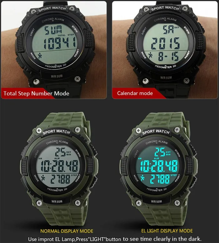 SKMEI S Shock Sport Watch 3D Tactical Miilitary Sport LED Digital