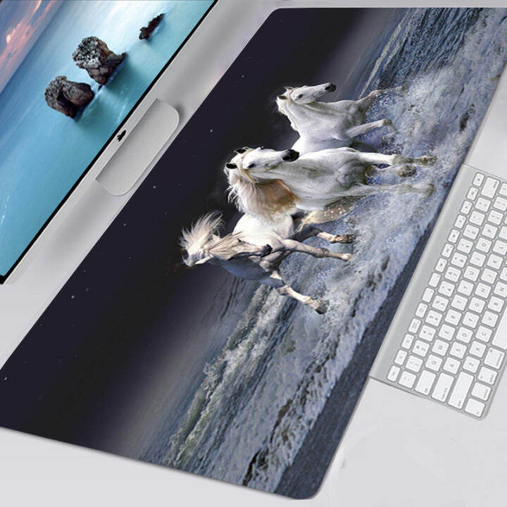 mousepad-new-custom-home-mouse-mat-keyboard-pad-nordic-style-horse-laptop-gamer-natural-rubber-soft-desktop-mouse-pad-table-mat