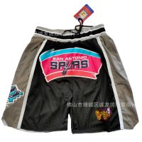 ㍿ Basketball pants Spurs Spurs new black city version pocket pants basketball sports pants a generation