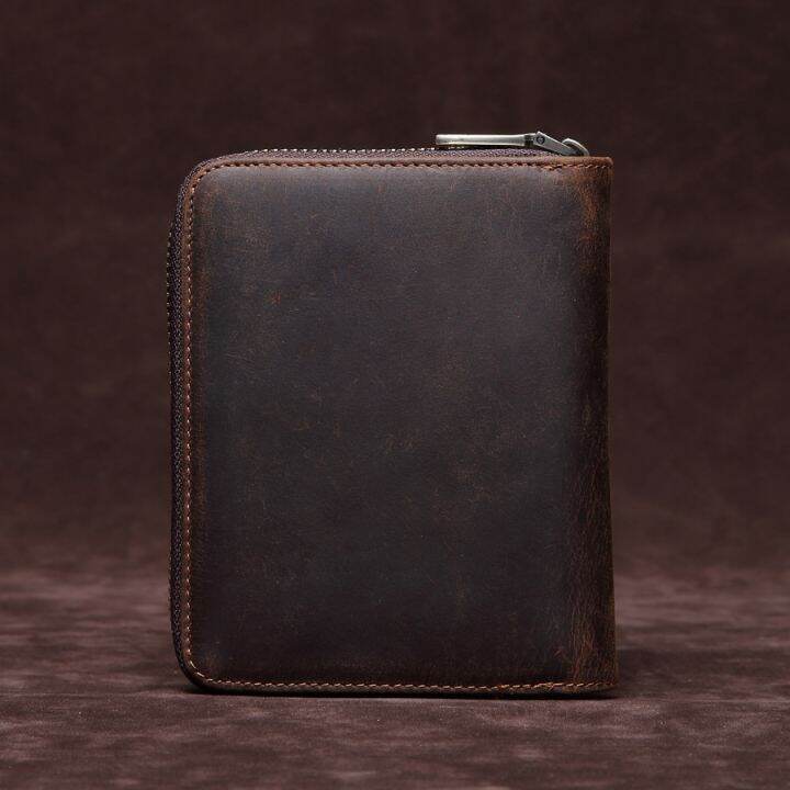 aetoo-rfid-organ-card-bag-genuine-leather-mens-crazy-horse-leather-passport-bag-cowhide-zipper-card-case-large-capacity-credit-card-holders