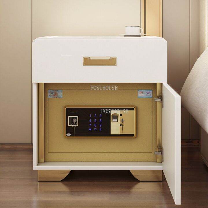 Light Luxury Simple Home Nightstands Nordic Bedroom Furniture Smart