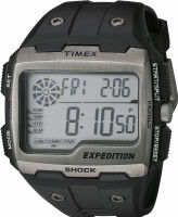 Timex mens Expedition Grid Shock 50mm Watch Black