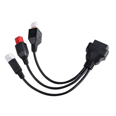 1 PCS Motorcycle Parts Accessories for Yamaha 3Pin 4Pin and Honda 6Pin OBD2 Diagnostics Connector Cable for Yamaha Motorbike OBD Extension Cable