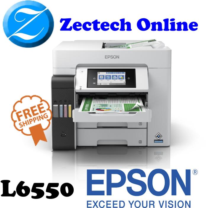 Epson Ecotank L6550 A4 Colour Wi Fi Duplex All In One Ink Tank Printer L6550 Check Stock Before 0495