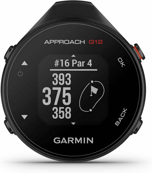 Garmin Approach G12, Clipon Golf GPS Rangefinder, 42k+ Preloaded