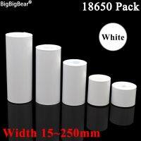 1 Meter White 18650 Lipo Battery PVC Heat Shrink Tube Pack 12mm ~ 250mm Width Insulated Film Wrap lithium Case Cable Sleeve Blue Electrical Circuitry