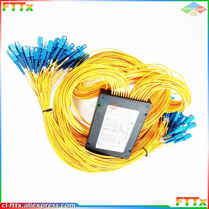 SC/ UPC 2.0mm 1x64 PLC Fiber Optic Splitter Cassett Fiber Optical ...