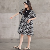 New Kids Teen Girls Dresses Pattern Children Cotton Clothes 2022 Summer Dress Butterfly Fashion Clothing,#6302