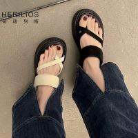 Herrelles Slippers To Wear In 2023 New High-End Flip-Flops Thick-Soled Platform