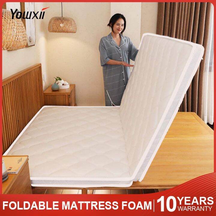 Yowxii Coconut Fiber Uratex Foam Mattress Foldable Memory Bed Single
