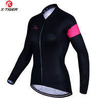 X-Tiger Anti-UV Women Cycling Jersey Long Sleeve Autumn Women MTB Bike Clothes Wear Cycling Bicycle Clothing Ropa Ciclismo